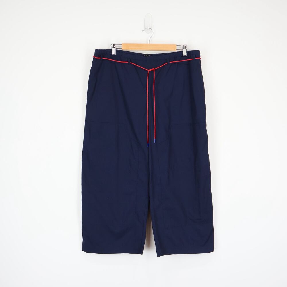 J.Crew Luna Utility Pant Navy Blue Removable Paracord Belt Size Large NWT - Picture 2 of 8